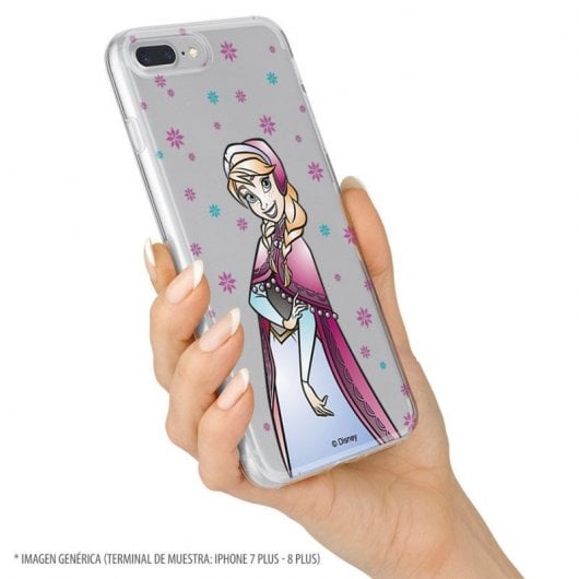 Funda Oficial de Disney Anna Silueta Transparente Frozen para Samsung Galaxy A51 5G