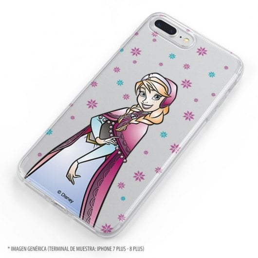 Funda Oficial de Disney Anna Silueta Transparente Frozen para Samsung Galaxy A51 5G