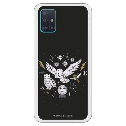 Funda Oficial de Harry Potter Lechuzas Silueta Harry Potter para Samsung Galaxy A51 5G
