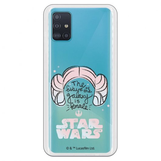 Funda Oficial de Star Wars SW The Future Of The Galaxy Transparente Star Wars para Samsung Galaxy A51 5G