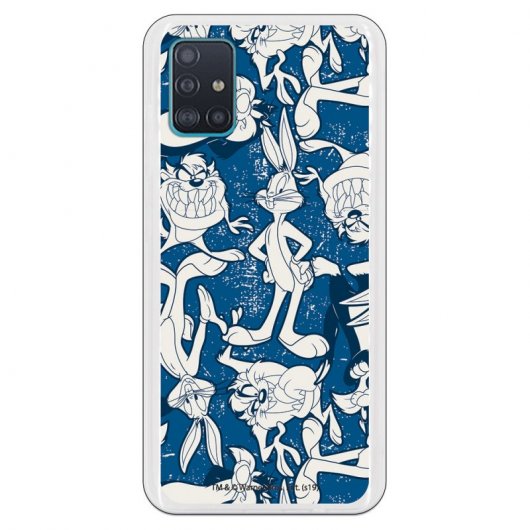 Funda Oficial de Warner Bros Personajes Vintage Looney Tunes para Samsung Galaxy A51 5G