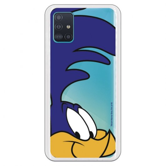 Funda Oficial de Warner Bros Correcaminos Silueta Looney Tunes para Samsung Galaxy A51 5G