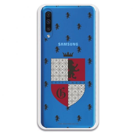 Funda Oficial Harry Potter Gryffindor Transparente para Samsung Galaxy A50