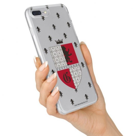 Funda Oficial Harry Potter Gryffindor Transparente para Samsung Galaxy A50