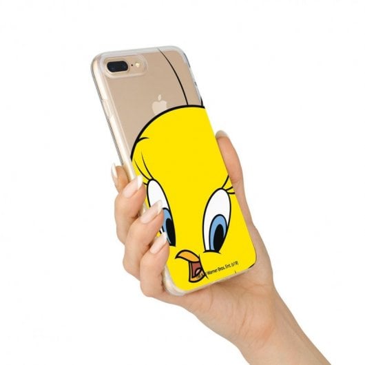 Funda Oficial Warner Bros Cara Piolín Transparente Looney Tunes para iPhone X