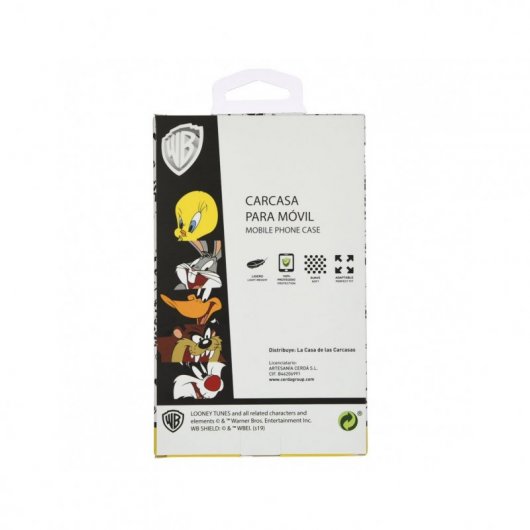 Funda Oficial Warner Bros Cara Piolín Transparente Looney Tunes para iPhone X