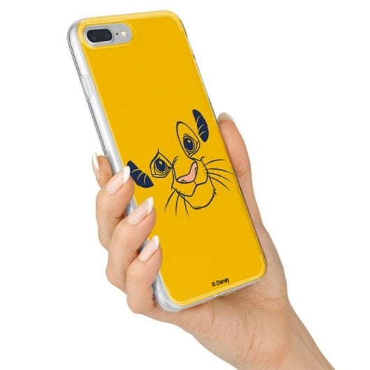 Funda Oficial de Disney Simba Cara Silueta El Rey León para iPhone X