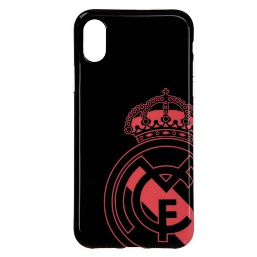 Funda Oficial Real Madrid Escudo Rosa para iPhone X