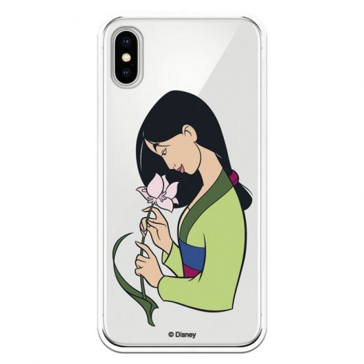 Funda Oficial de Disney Mulán Flor de Loto Mulán para iPhone X