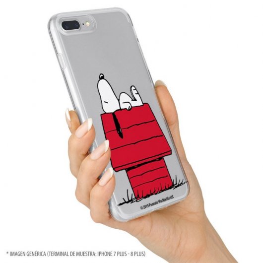 Funda Oficial de Peanuts Snoopy Casa Snoopy para Samsung Galaxy A50