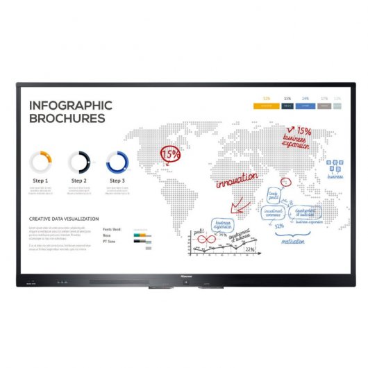 Hisense HN75WR80U Pantalla Interactiva LED 75" UltraHD 4K