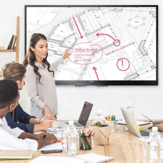 Hisense HN75WR80U Pantalla Interactiva LED 75" UltraHD 4K