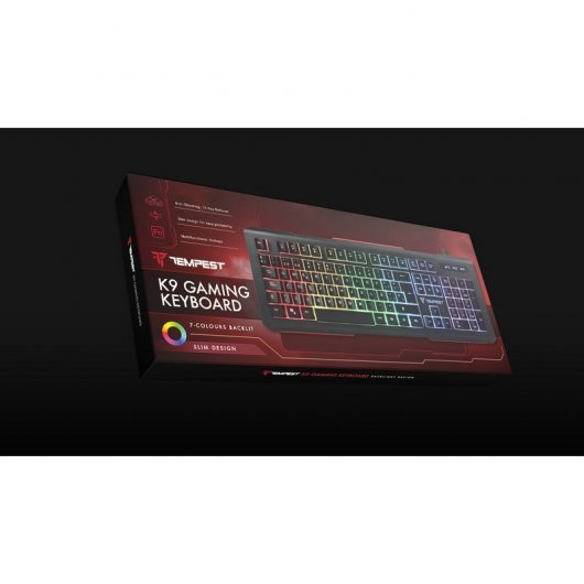 Tempest K9 RGB Backlit Teclado Gaming RGB + Warrior Auriculares Gaming RGB