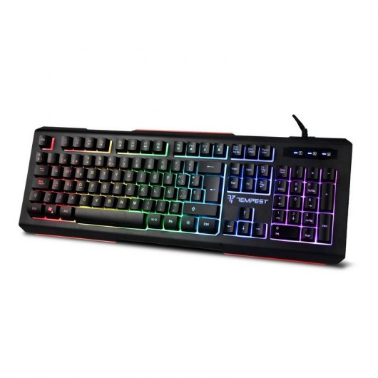 Tempest K9 RGB Backlit Teclado Gaming RGB + Warrior Auriculares Gaming RGB