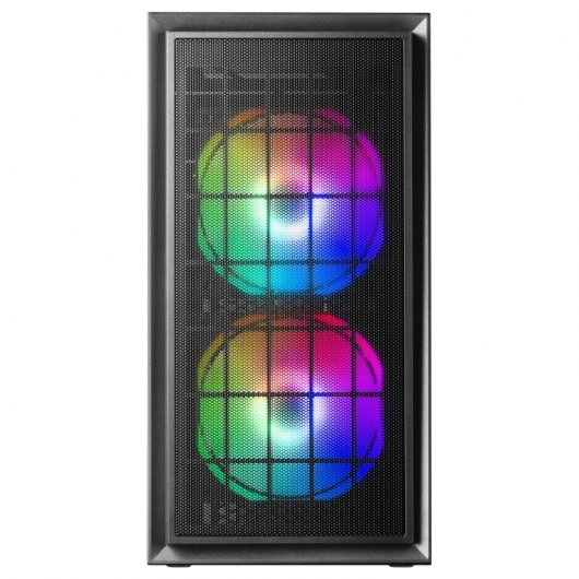 Mars Gaming MCDUO Cristal Acrílico USB 3.0 Negro