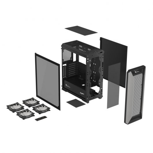 Genesis Irid 515 ARGB Verre Trempé USB 3.0