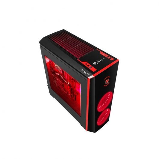 Genesis Titan 700 Rojo USB 3.0 con Ventana