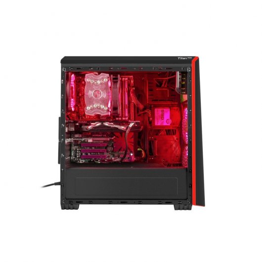 Genesis Titan 700 Rojo USB 3.0 con Ventana