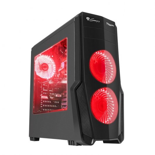 Genesis Titan 800 Roja USB 3.0 con Ventana