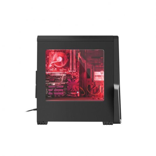 Genesis Titan 800 Roja USB 3.0 con Ventana
