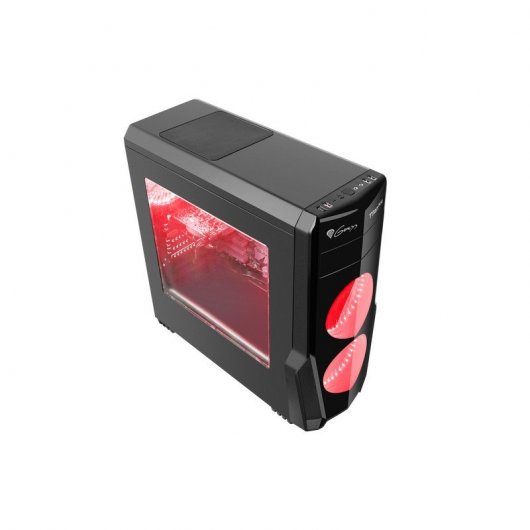 Genesis Titan 800 Roja USB 3.0 con Ventana