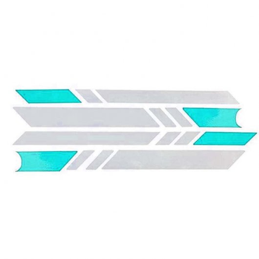 Urban Scout Pegatinas Eflectantes Azules