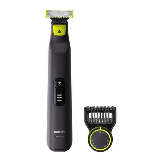 Aparador de Barba Facial Philips OneBlade Pro QP6530/15 Recarregável 90min Seco e Molhado 12 Ajustes 1 Pente