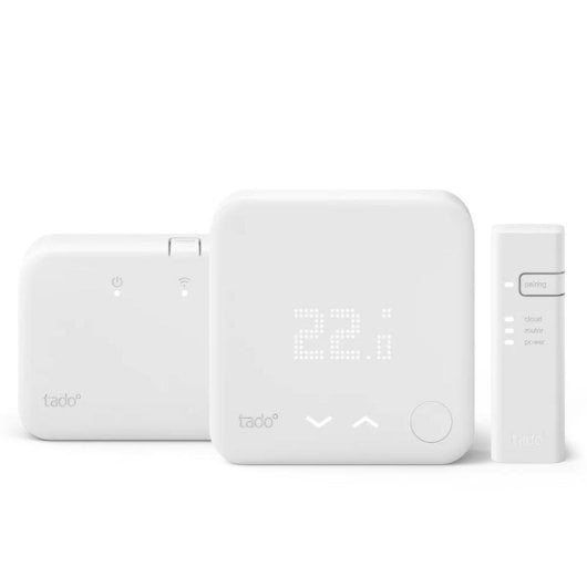 Thermostat Intelligent Tado Kit de Démarrage V3+ Sans fil pour Chauffage