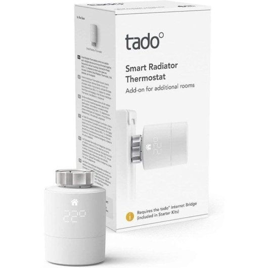 Cabeça Termostática Inteligente Tado Smart Radiator Termostat Sem fios para Radiador