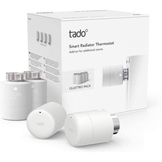 Têtes Thermostatiques Intelligentes Tado Quattro Sans fil pour Radiateur
