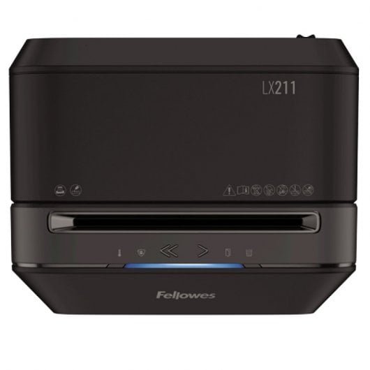 Fellowes LX211 Destructora de Papel Microcorte 23L Negra