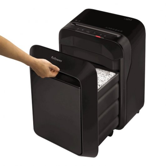 Fellowes LX211 Destructora de Papel Microcorte 23L Negra