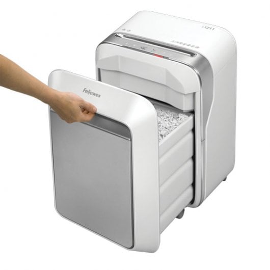 Fellowes LX211 Destructora de Papel Microcorte 23L Blanca