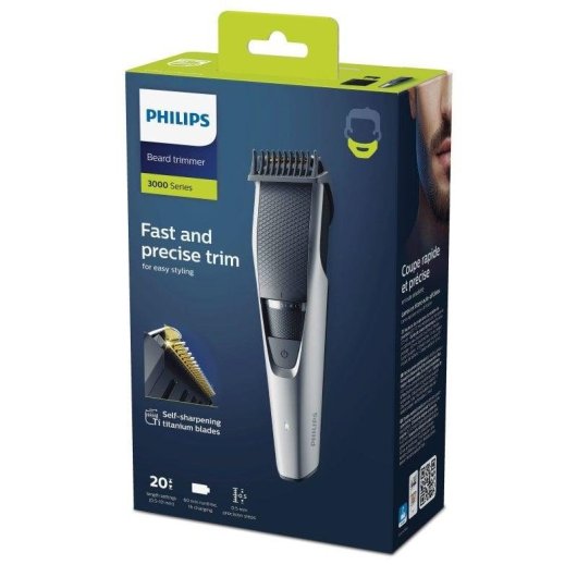 Philips Beardtrimmer BT3222/14 Recortador de Barba Inalámbrico