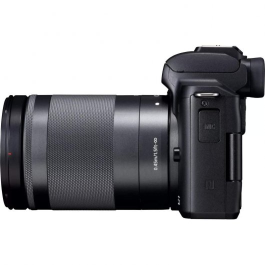 Canon M50 Mark II 24.1MP WiFi Negra + Objetivo EF-M 18-150 mm F3.5-6.3 IS STM