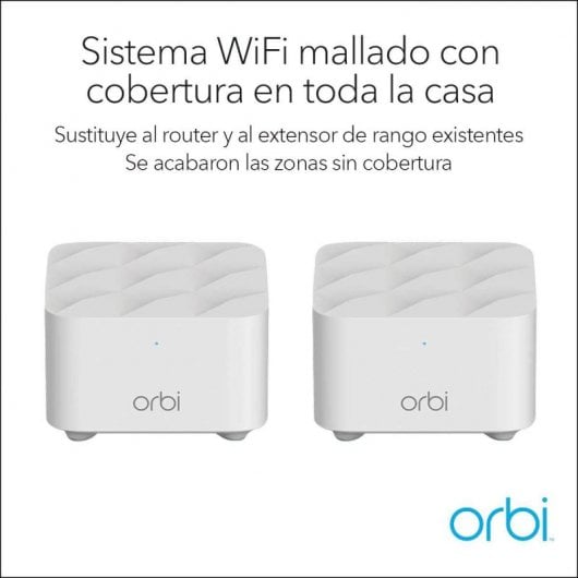 Netgear Orbi RBK12-100PES  Sistema WiFi Mesh 2 Unidades Doble Banda
