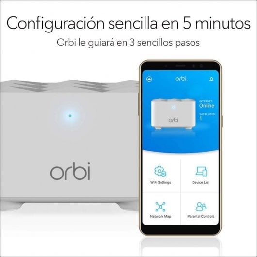 Netgear Orbi RBK12-100PES  Sistema WiFi Mesh 2 Unidades Doble Banda