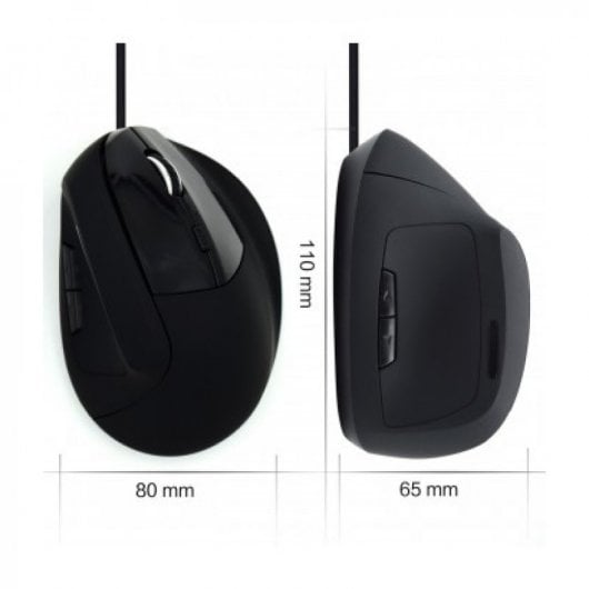 Mouse verticale ergonomico con cavo Ewent EW3157 1800 DPI