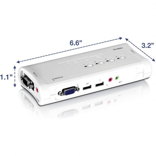 TRENDnet TK-409K Conmutador KVM 4 Puertos USB