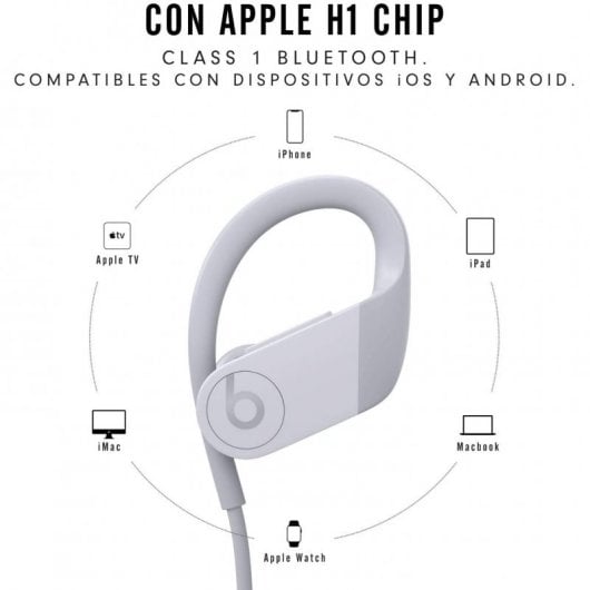 Beats PowerBeats Auriculares Bluetooth Brancos