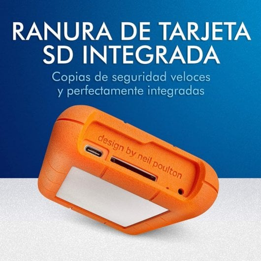 LaCie Rugged RAID Pro disque dur externe 4000 Go Gris, Orange