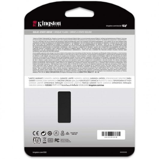 Kingston Technology KC600 2,05 TB 2.5" Serial ATA III 3D TLC