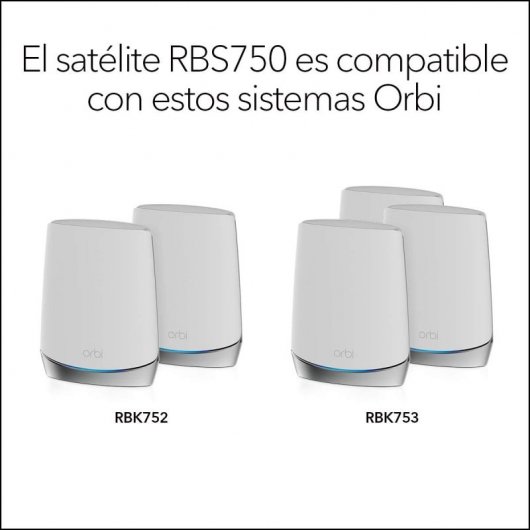 Netgear RBS750 Satélite Adicional para Sistema WiFi Mesh Orbi