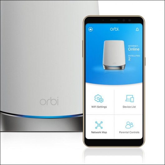 Netgear RBS750 Satélite Adicional para Sistema WiFi Mesh Orbi