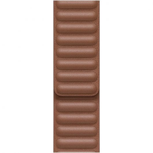 Bracelet à maillons en cuir marron Apple 40 mm taille M/L pour Apple Watch