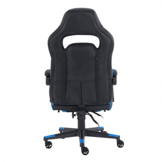 Tempest F36-2 Silla Gaming con Reposapiés Negra/Azul