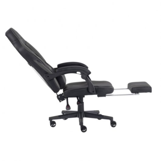 Tempest F36-2 Silla Gaming con Reposapiés Negra/Gris
