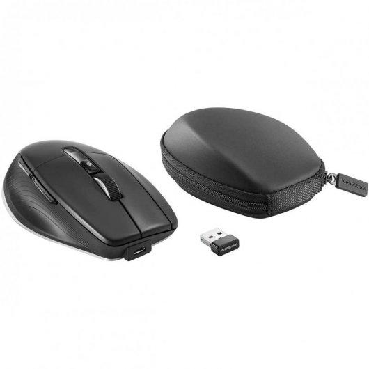 3Dconnexion CadMouse Pro Wireless Left Ratón Inalámbrico para Diseño 7200 DPI Negro
