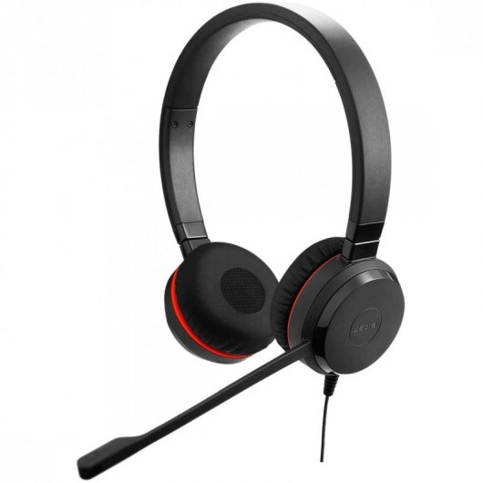 Jabra Evolve 20 SE MS Auriculares Negros