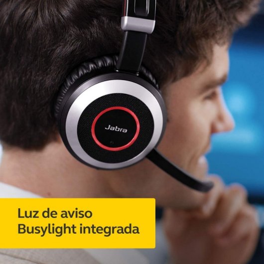 Jabra Evolve 80 MS Auriculares con Micrófono Negros